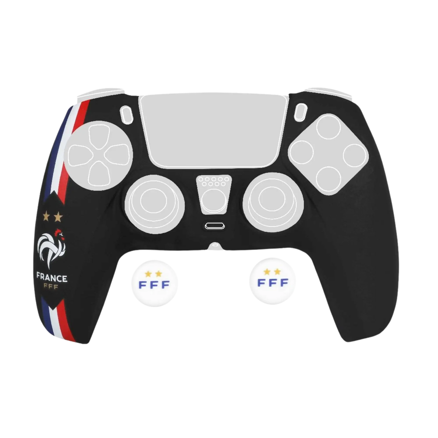 Coque Manette PS5 Equipe de France de Football (FFF)