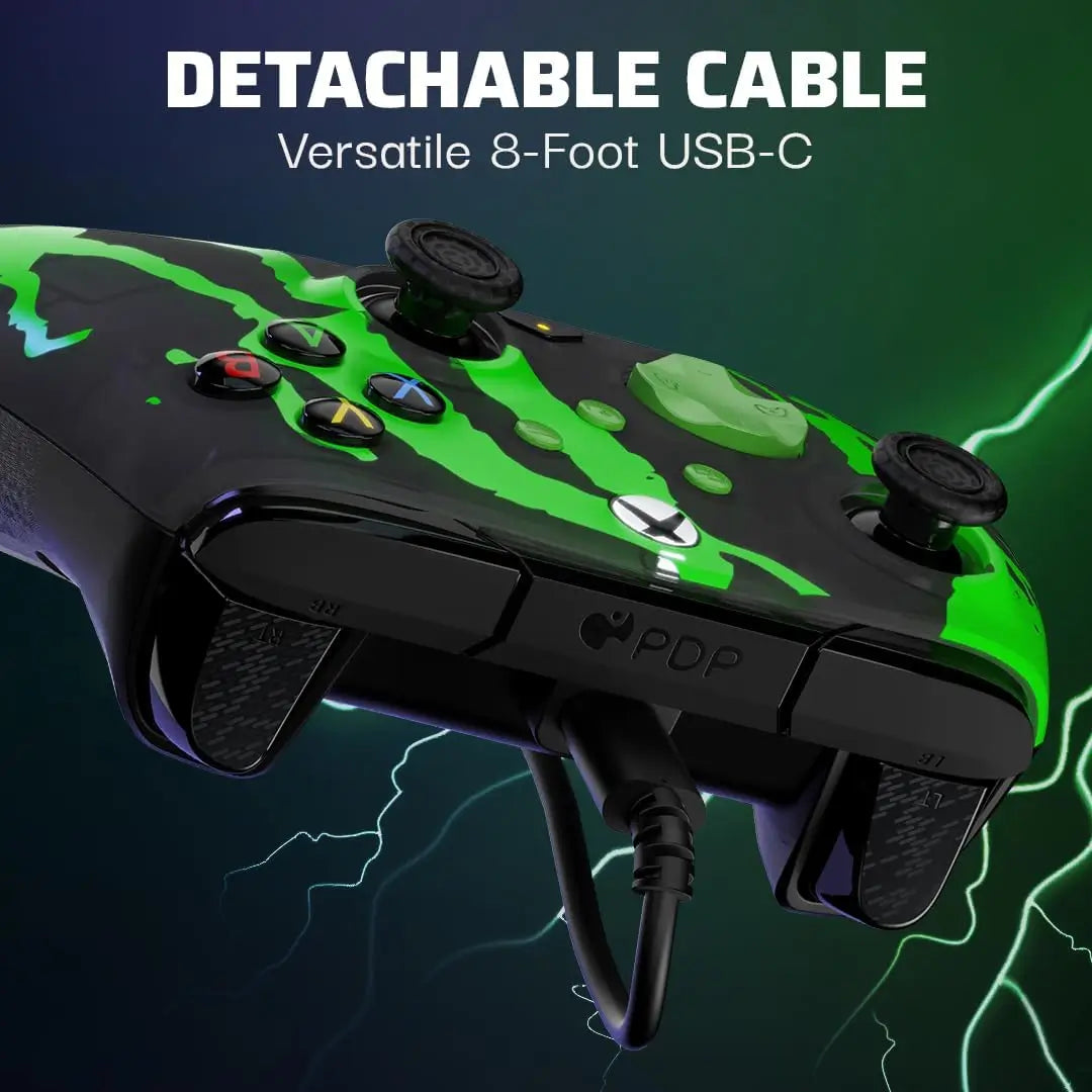 Manette Xbox Rematch Glow - Jolt Green