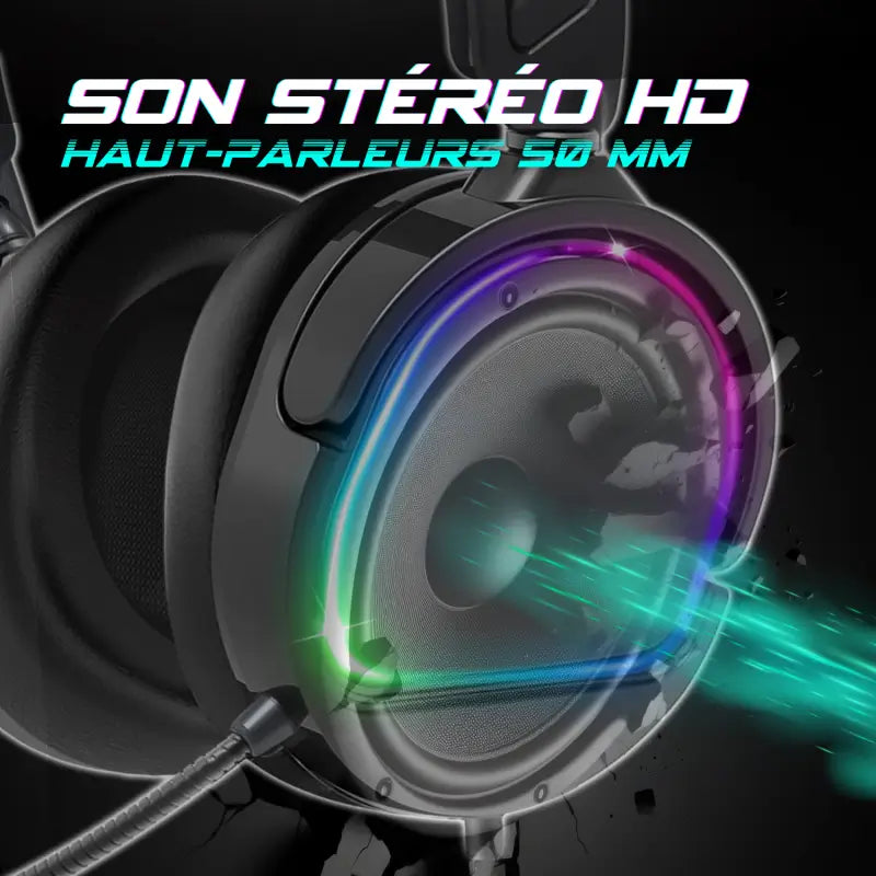 Casque gamer PRO-H6 Noir