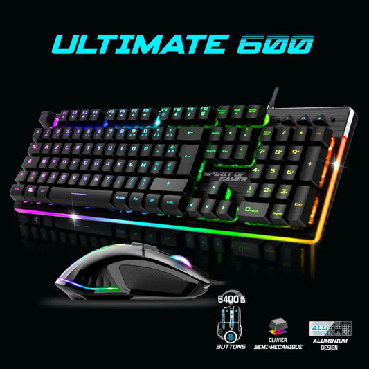 Pack Gaming ULTIMATE-600 Noir