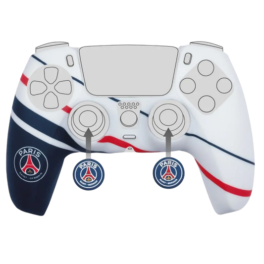 Coque Manette PS5 PSG Officielle - Silicone Blanc