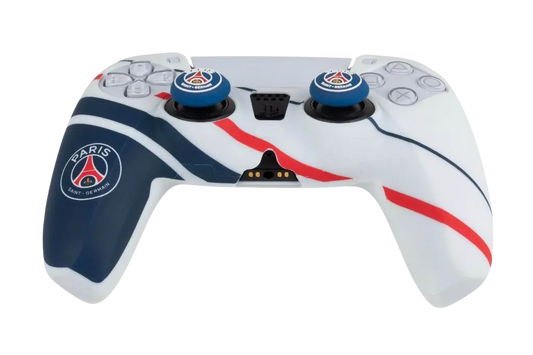 Coque Manette PS5 PSG Officielle - Silicone Blanc