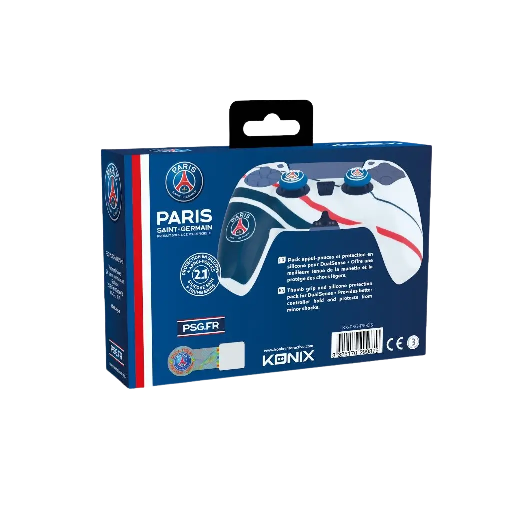 Coque Manette PS5 PSG Officielle - Silicone Blanc