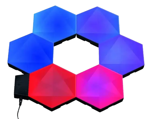 Panneaux LED Hexagone RGBIC - Inferno