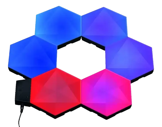 Panneaux LED Hexagone RGBIC - Konix Inferno