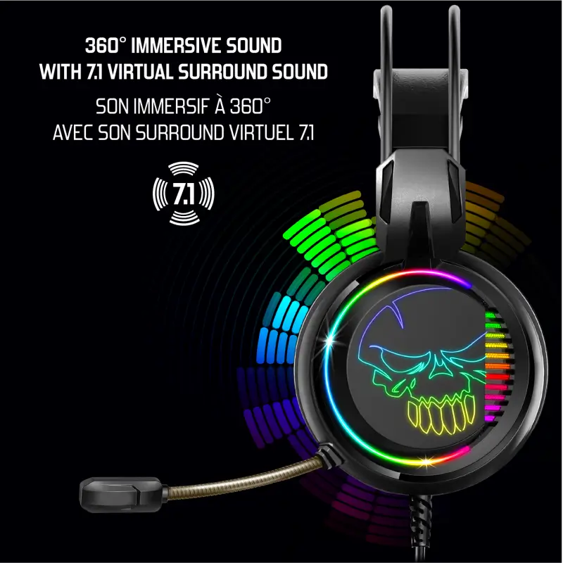 Casque Gamer ELITE-H10 7.1