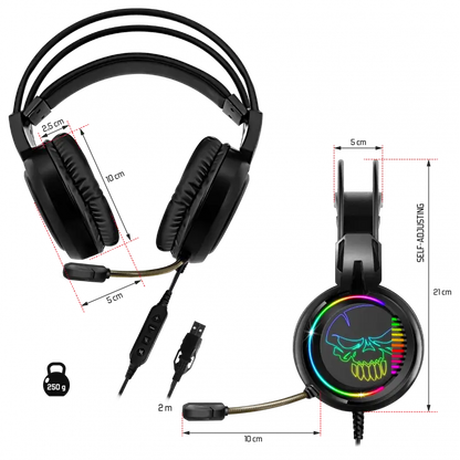Casque Gamer ELITE-H10 7.1
