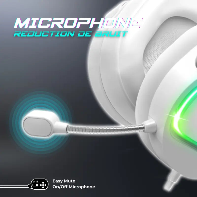 Casque Gamer PRO-H6 Artic