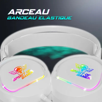 Casque Gamer PRO-H6 Artic