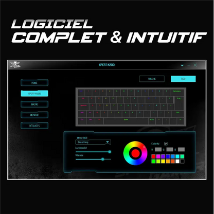 Clavier Gamer XPERT-K200 Noir